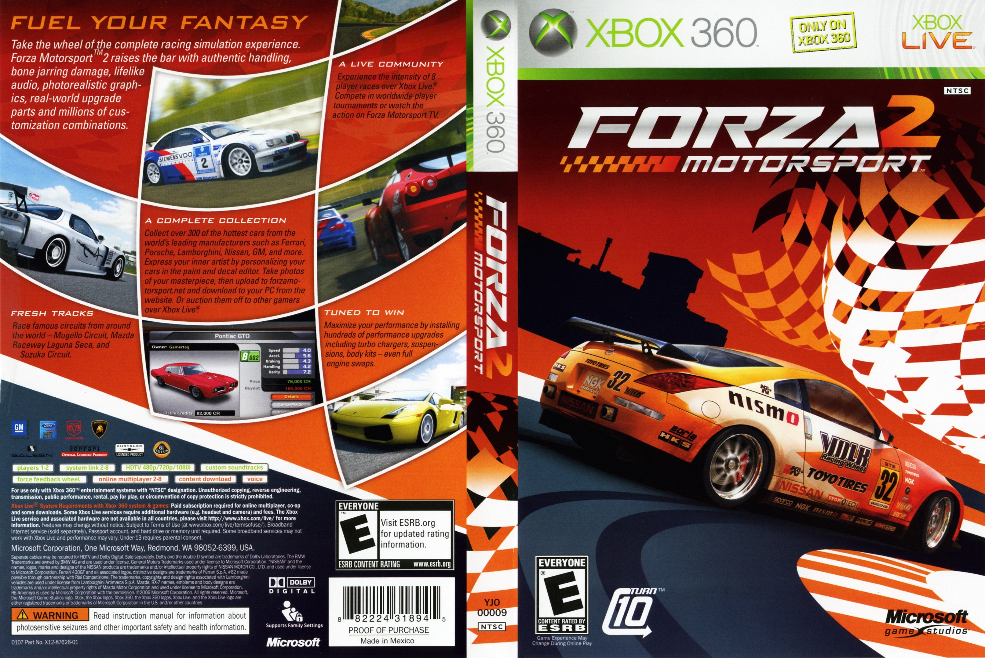 Forza Motorsport 3 Video Game Xbox 360 Platinum Hits Ultimate Collection  Rated E