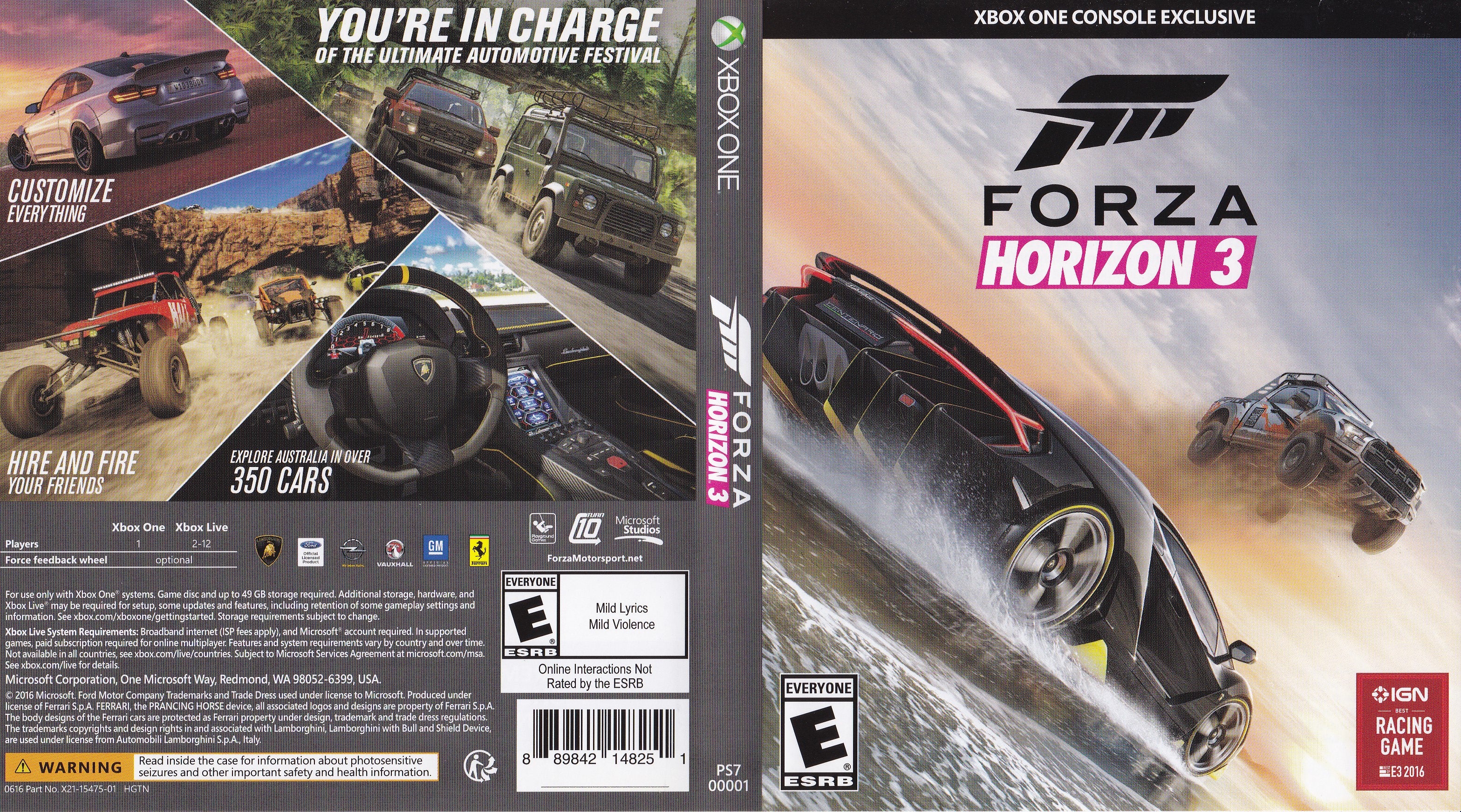 Forza Horizon 3 Xbox One Clarkade forza-horizon-3-xbox-one-clarkade
