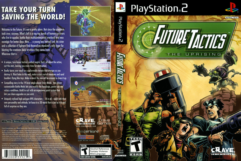 Future Tactics The Uprising N PS2