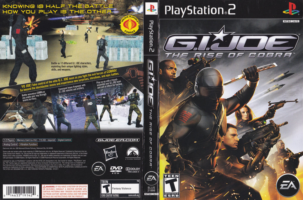 G.I. Joe The Rise Of The Cobra N PS2