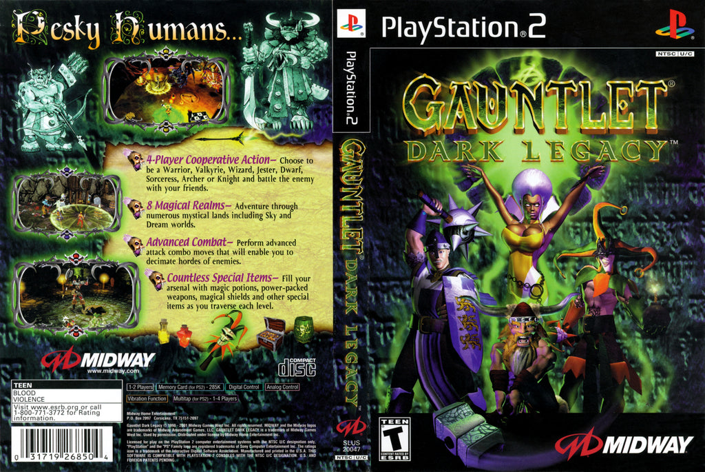 Gauntlet Dark Legacy C PS2