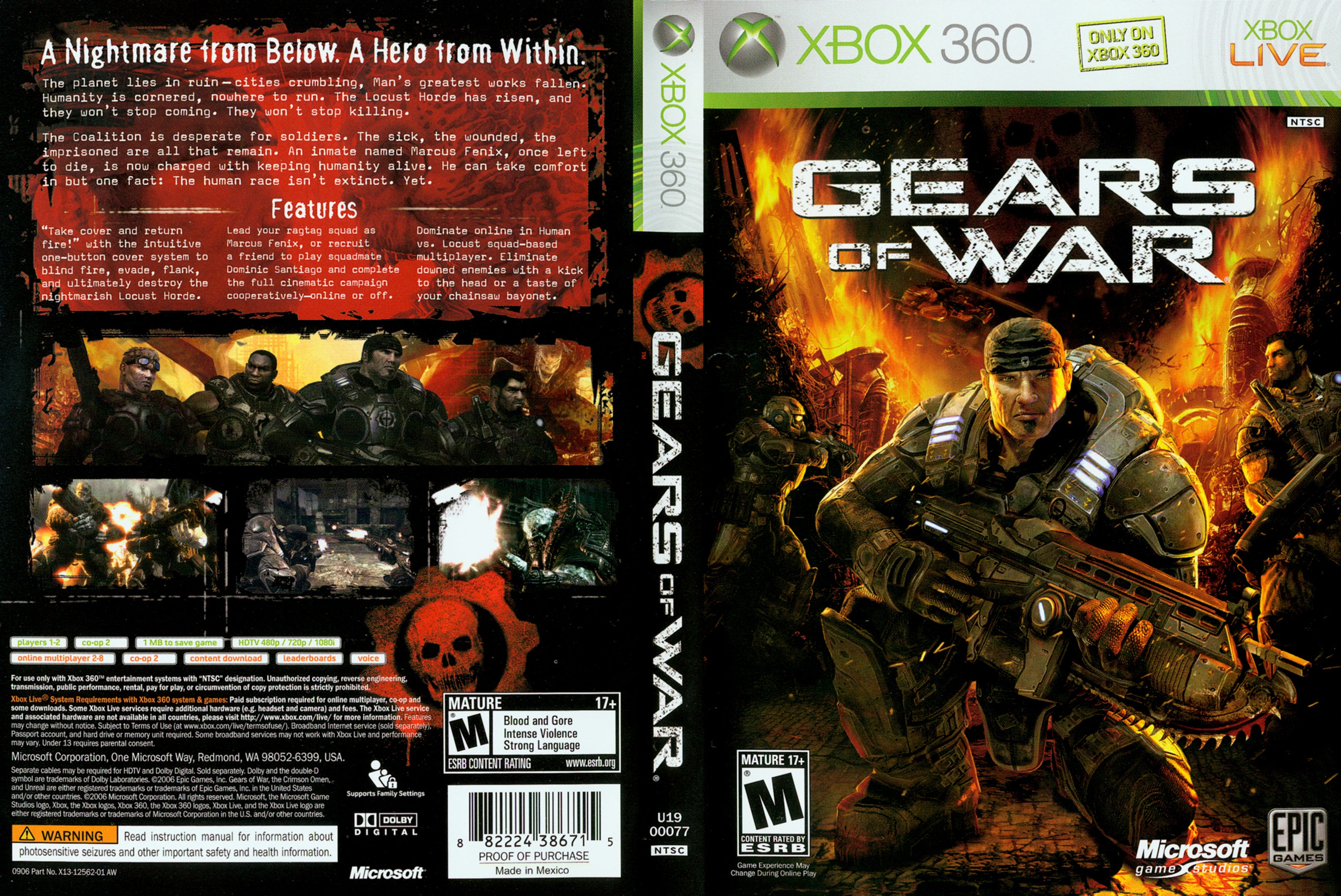 Gears of War xbox 360 Values - MAVIN