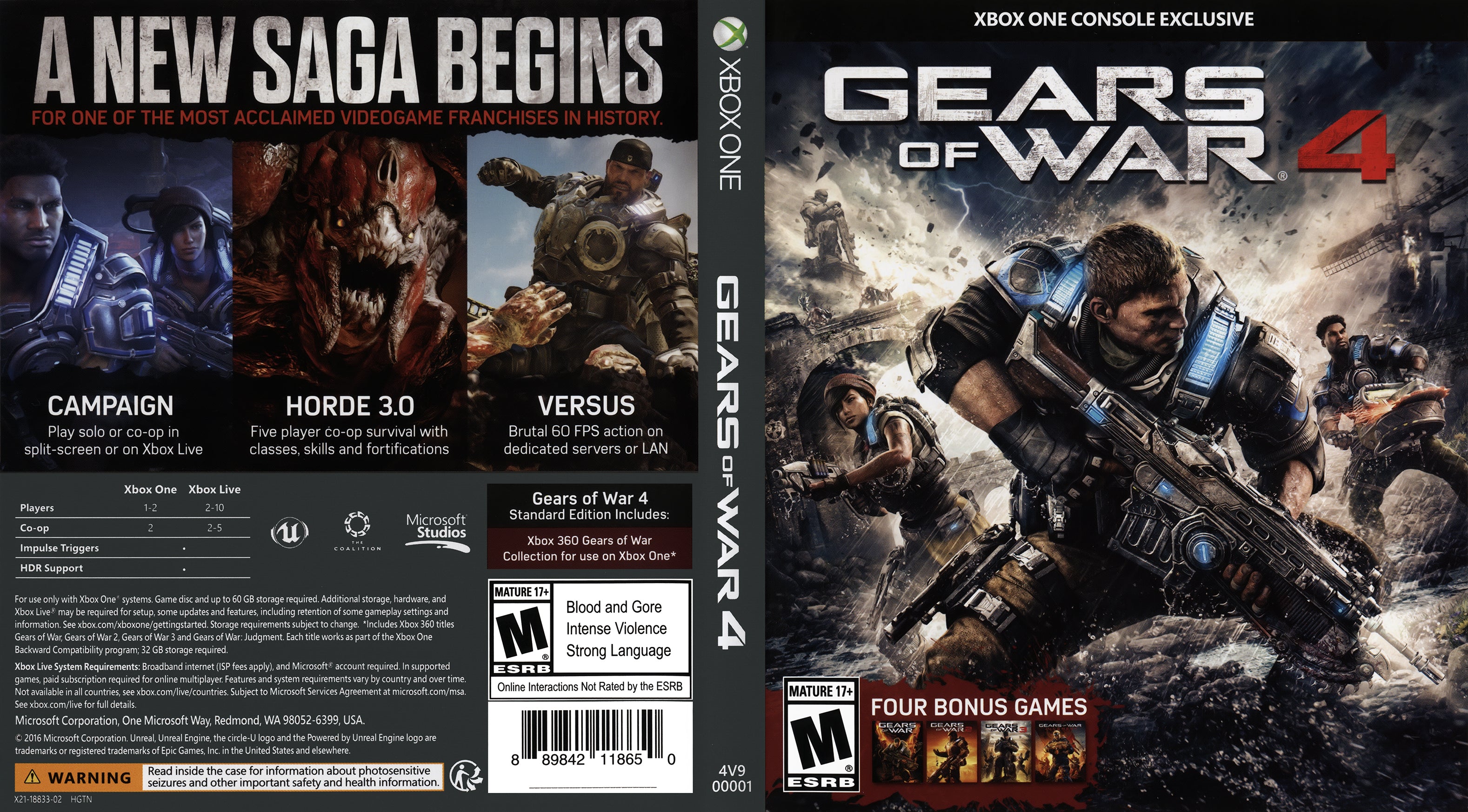 Gears Of War 4 Xbox One