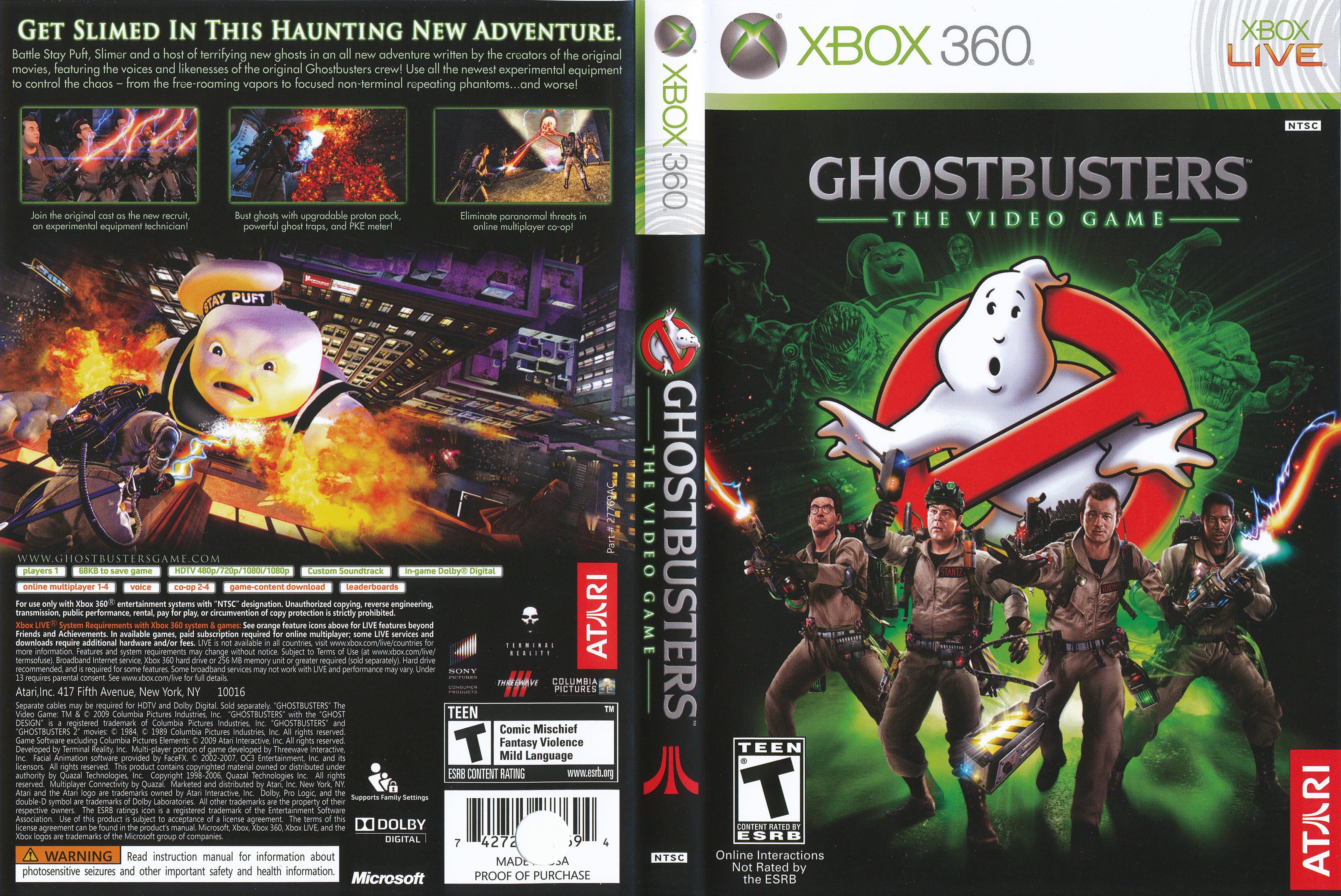 Ghostbusters The Video Game Xbox 360