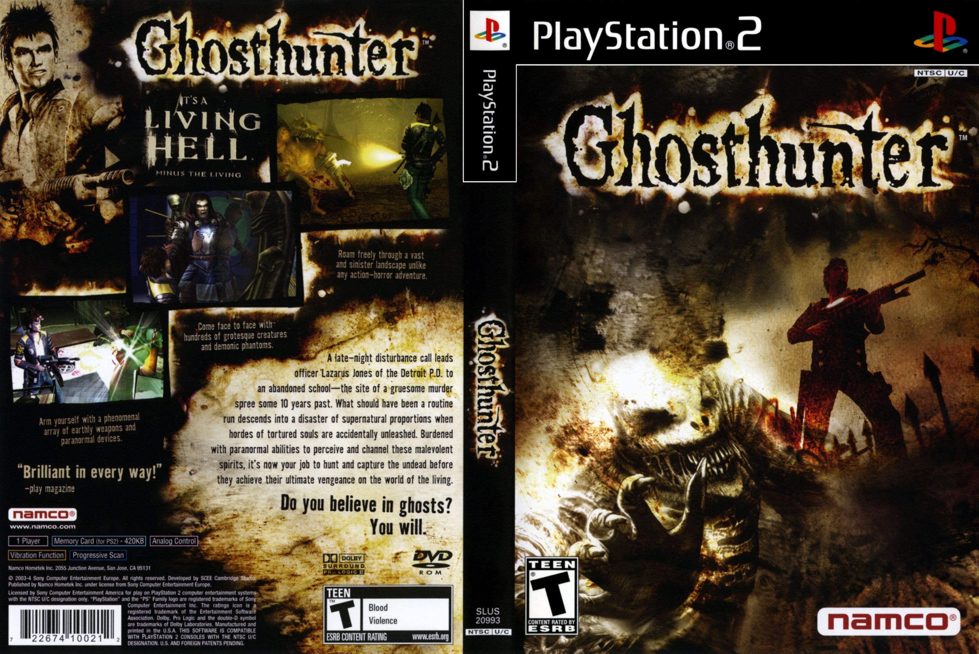 Ghosthunter PS2