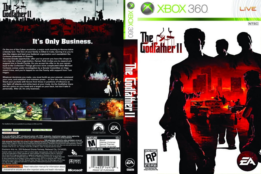 The Godfather II Xbox 360 Clarkade the-godfather-ii-xbox-360-clarkade