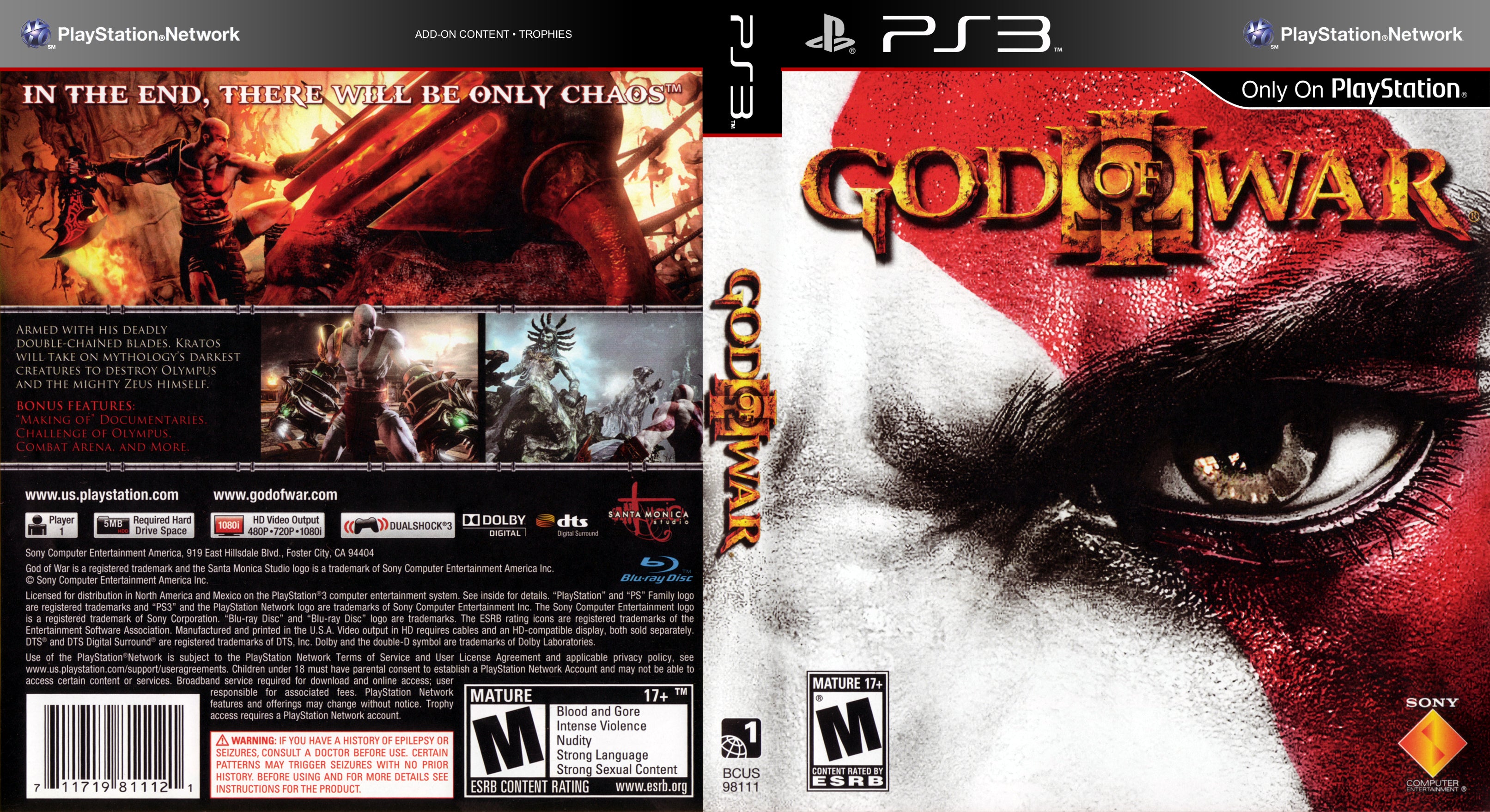 Télécharger God of War 3 PS3 ISO Gratuit | 35GB + DLC ⚔️ 2 God Of War III PS3 | Clarkade