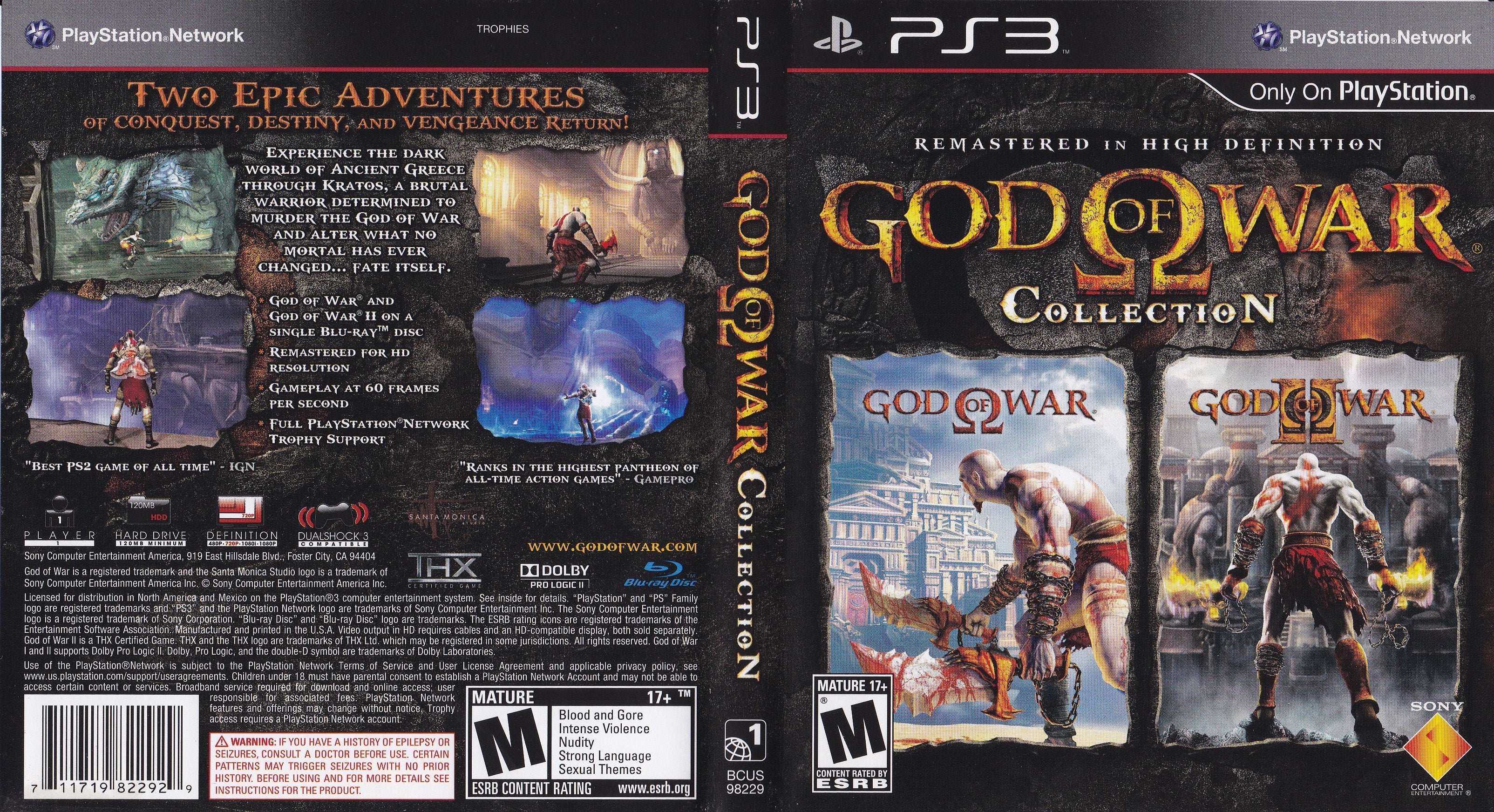 God Of War Collection PS3