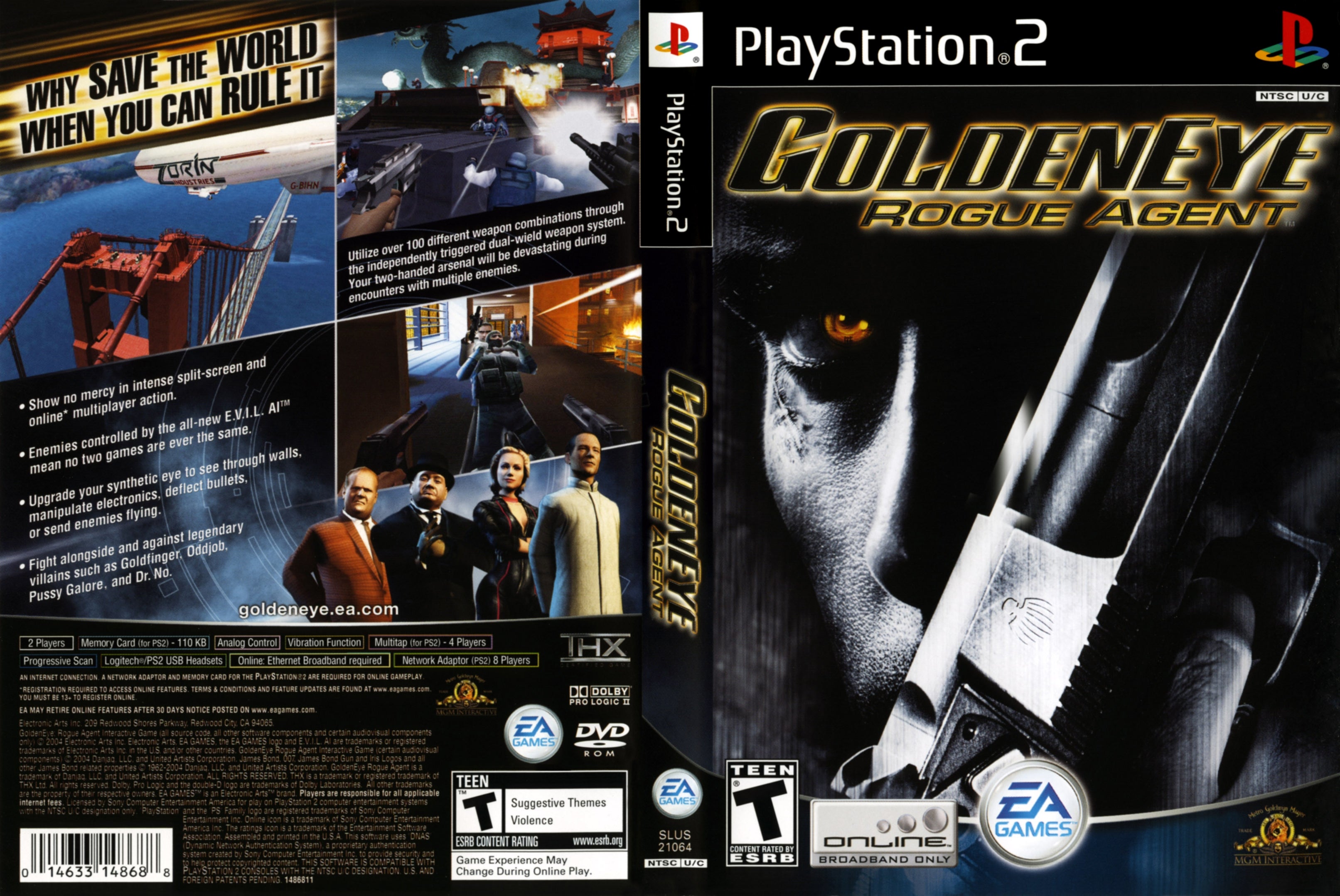 GoldenEye Rogue Agent N PS2