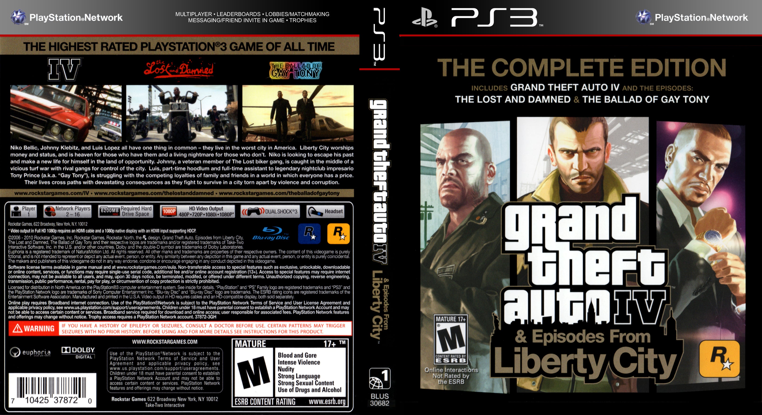 Grand Theft Auto IV Complete Edition PS3