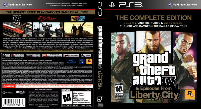 Grand Theft Auto IV Complete Edition PS3