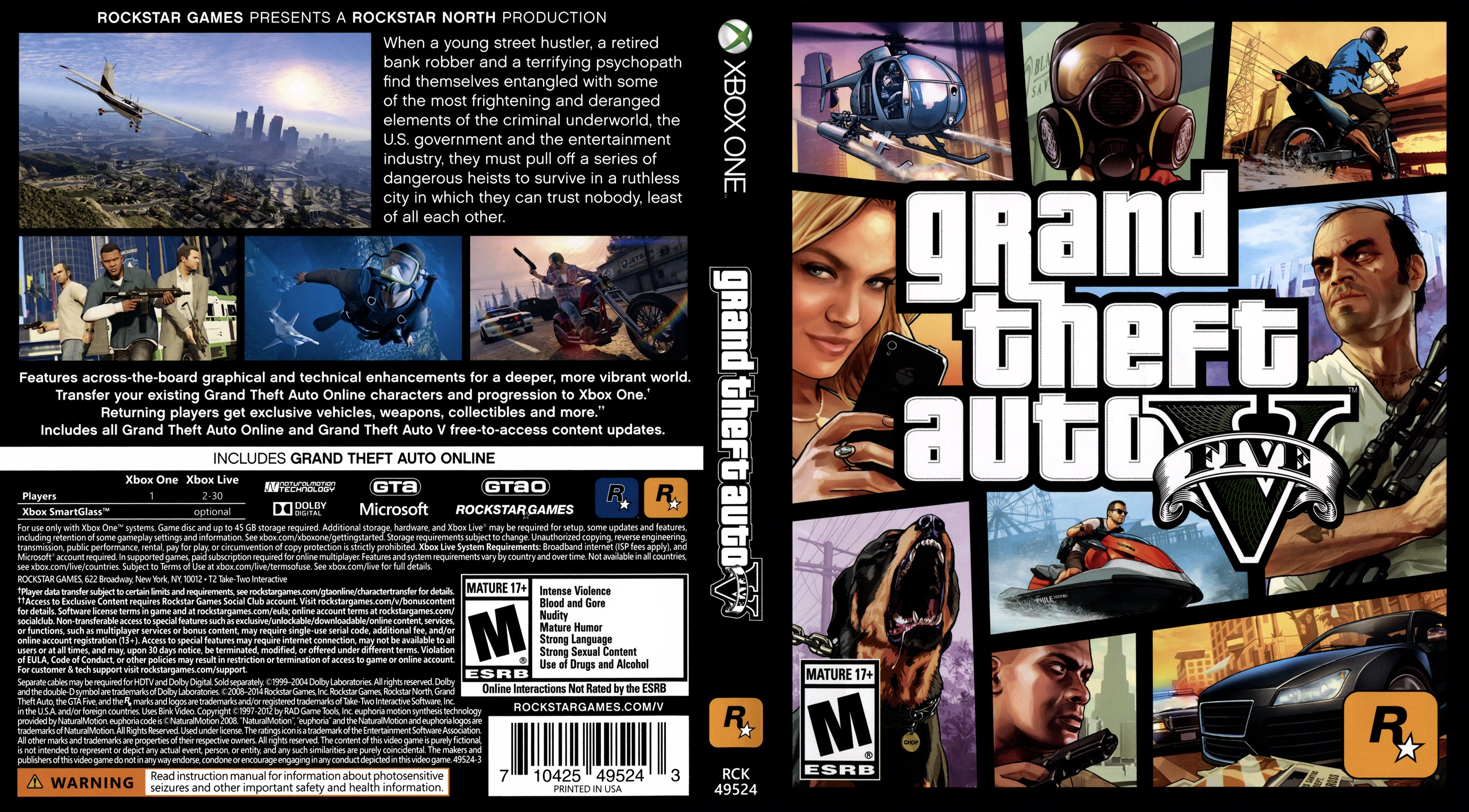 Grand Theft Auto 5 GTA 5 Xbox 360