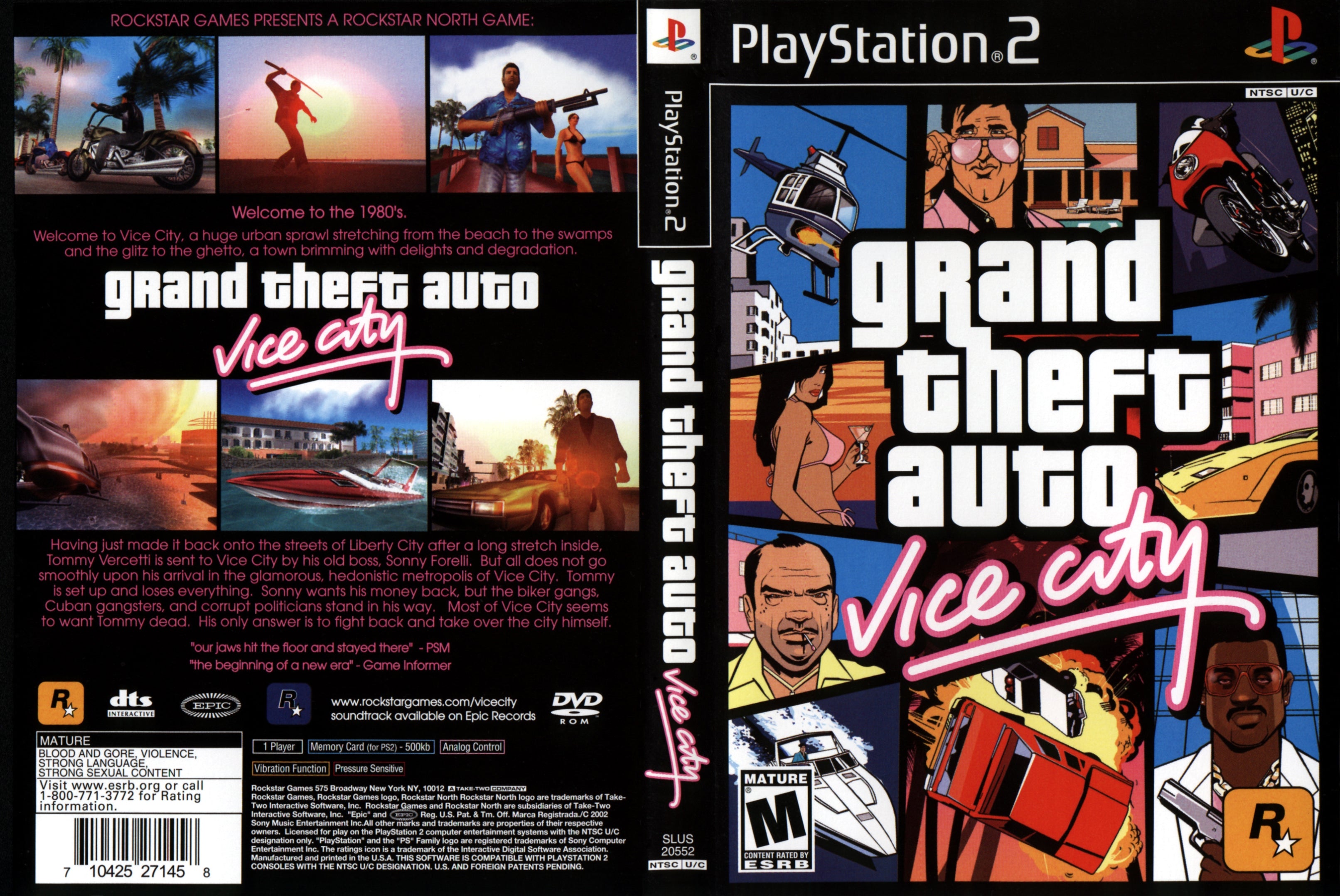 GRAND THEFT AUTO : VICE CITY - Playstation 2 (PS2) iso download