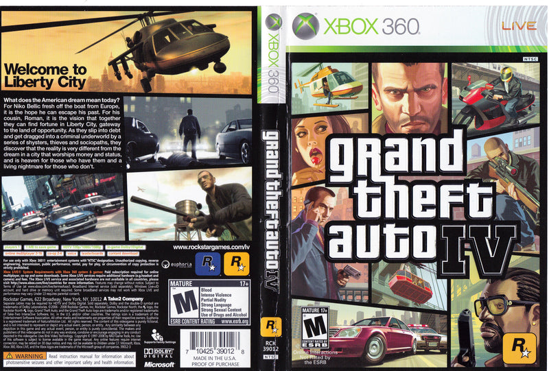 Grand Theft Auto IV: The Complete Edition - Xbox 360|Xbox One, Rockstar  Games