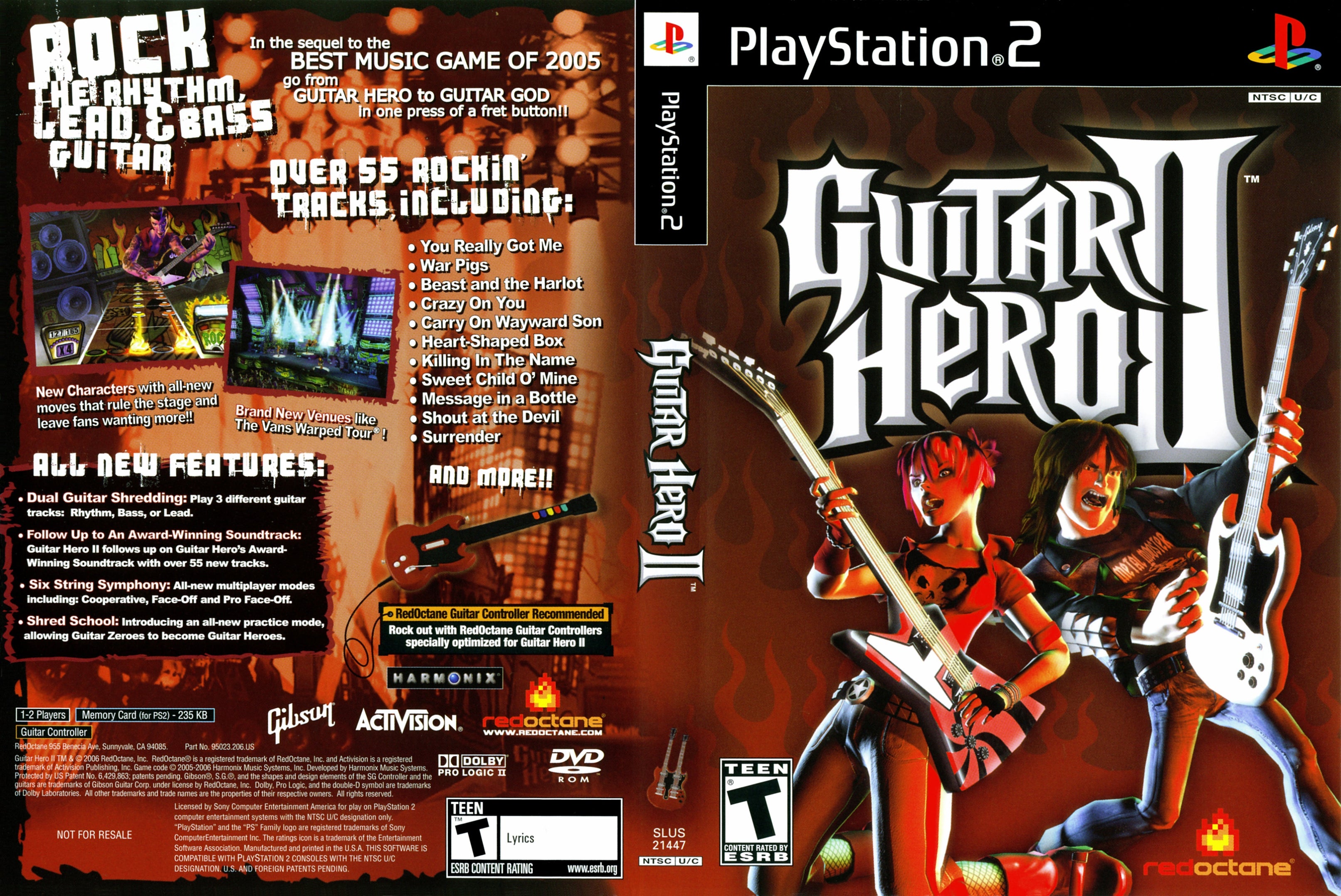 Guitar Hero II PS2