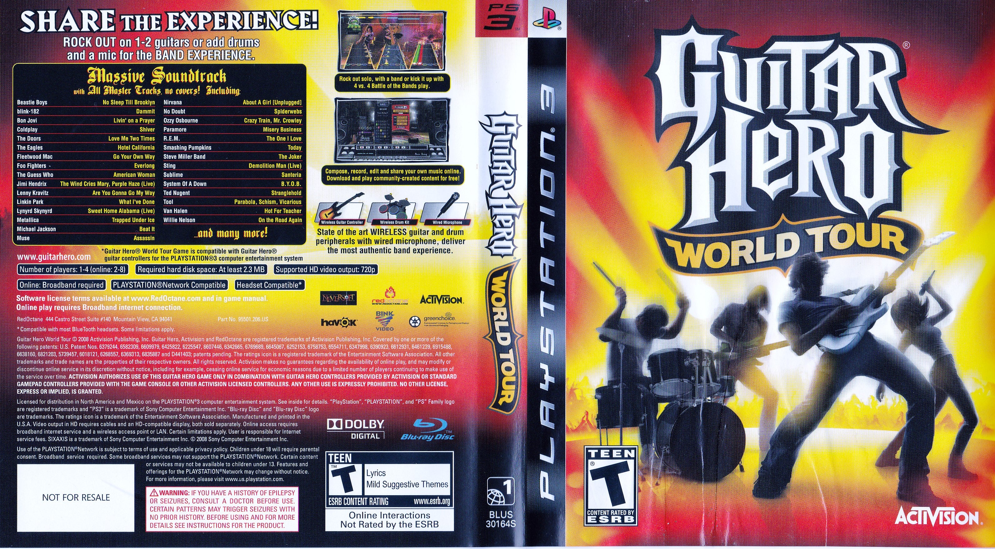 Guitar Hero World Tour PS3