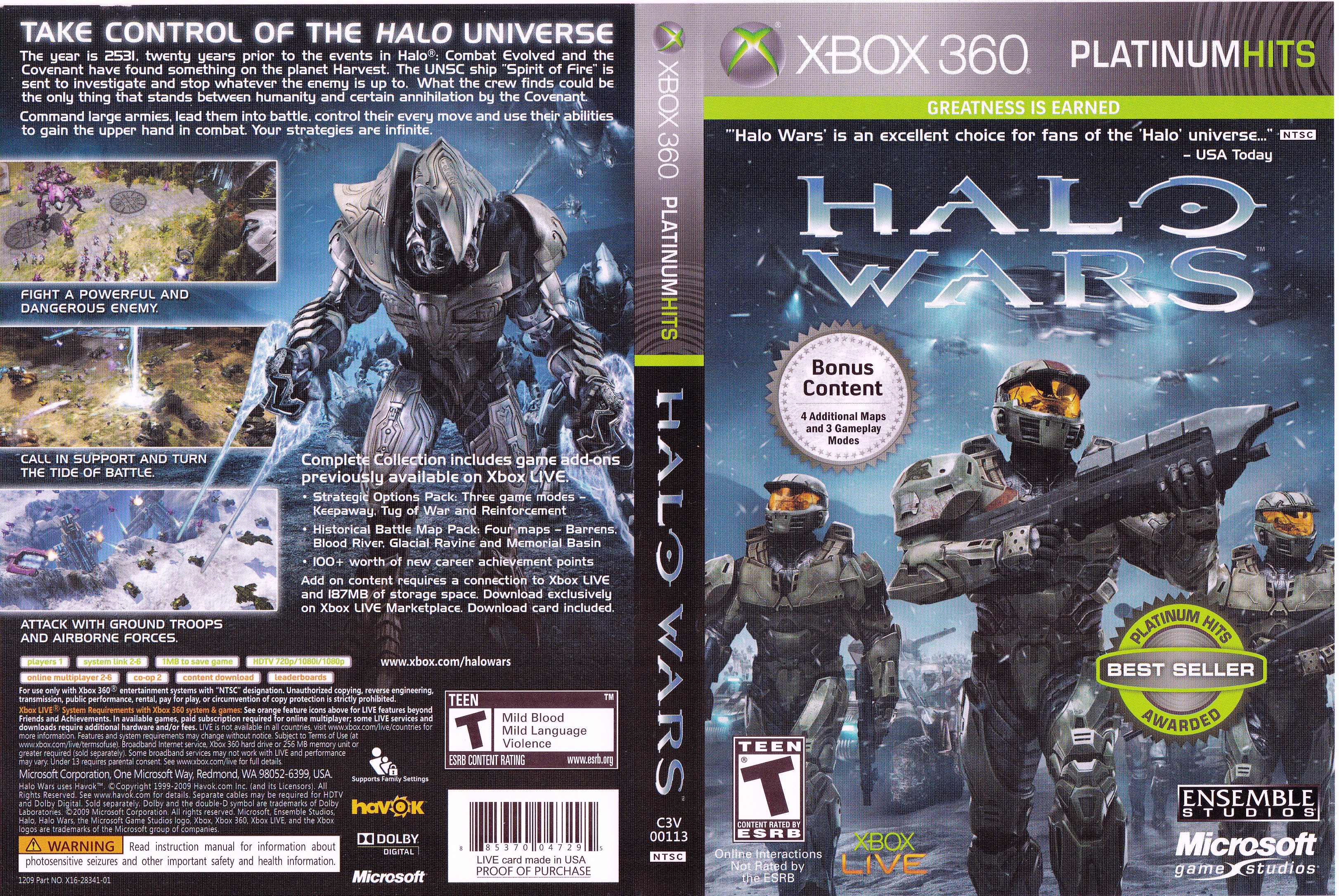 Halo Wars Xbox 360 - Main Image