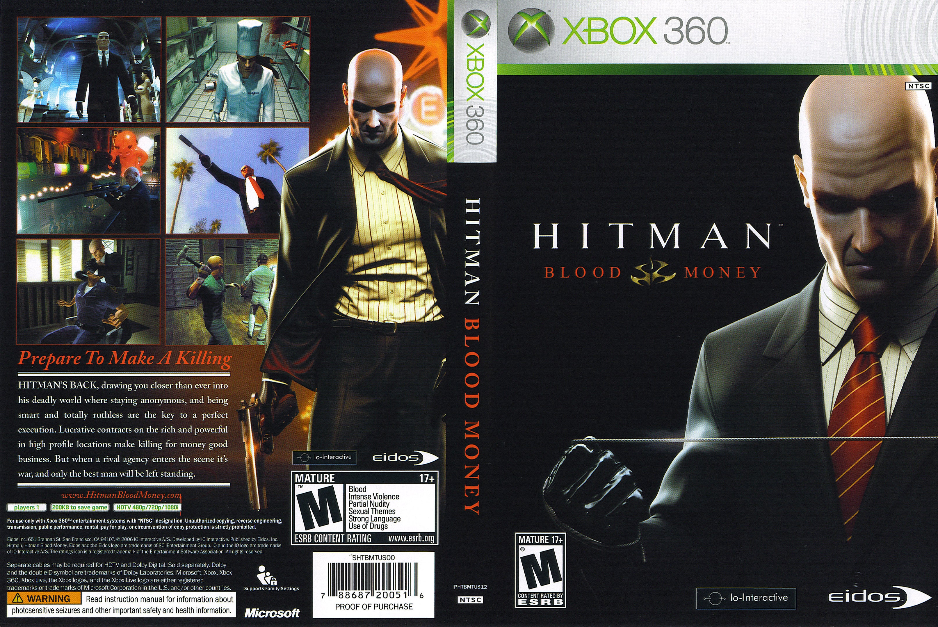 Hitman Blood Money Xbox 360 Clarkade