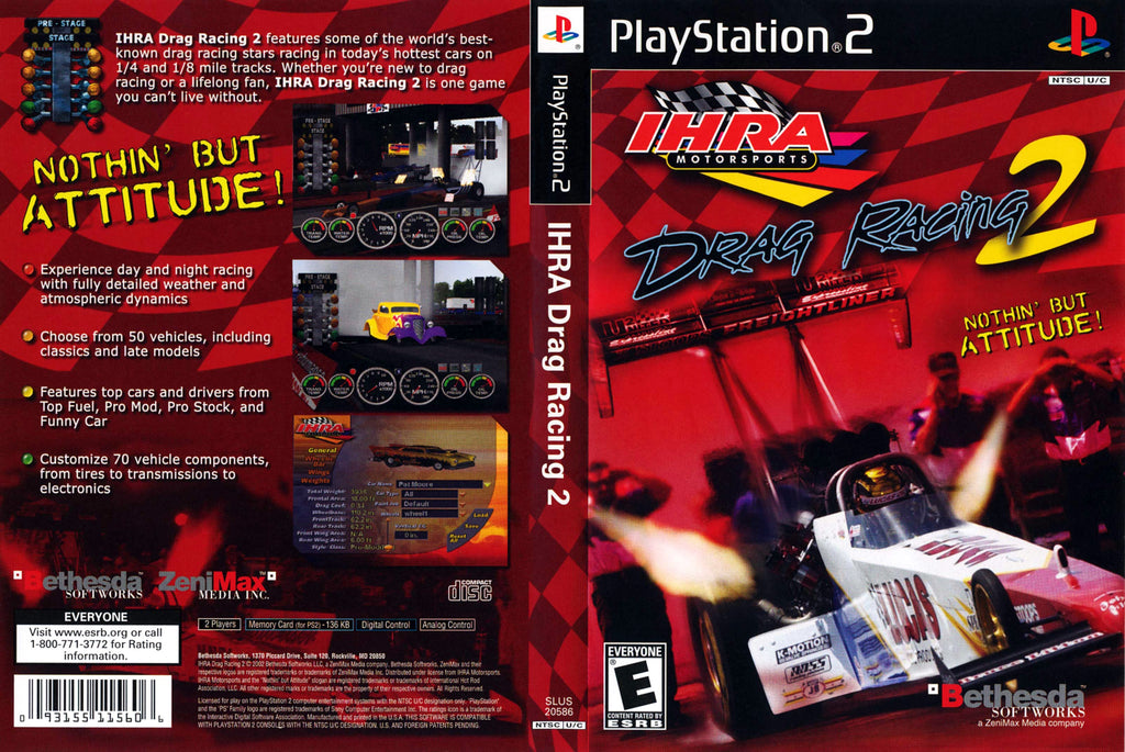 IHRA Drag Racing 2 N PS2