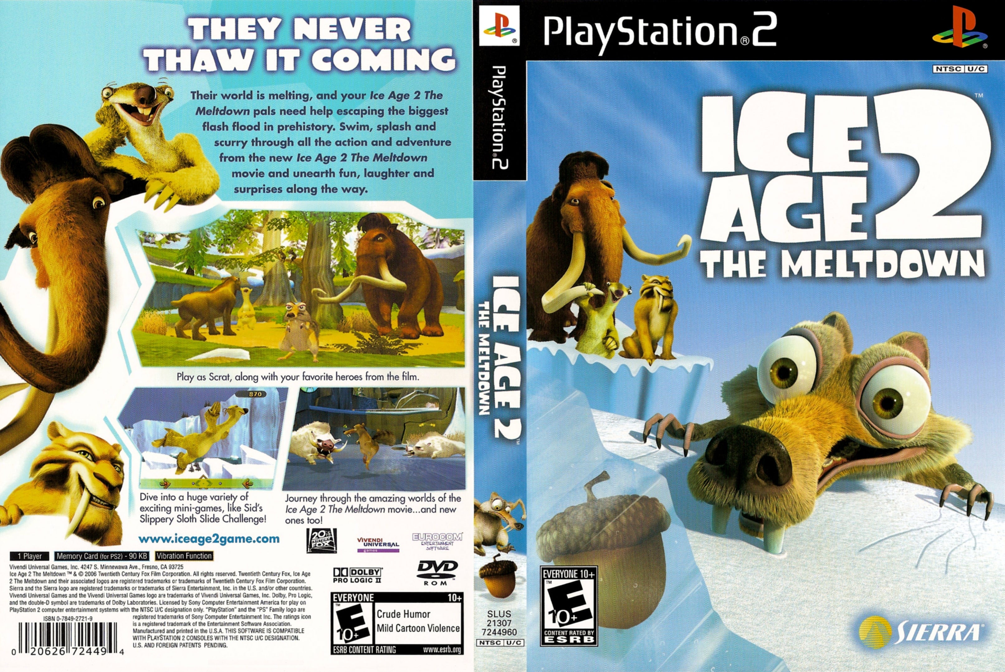 Ice Age 2 The Meltdown C PS2