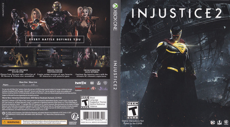 Injustice 2 está de graça para baixar em Xbox One e PS4, Tech
