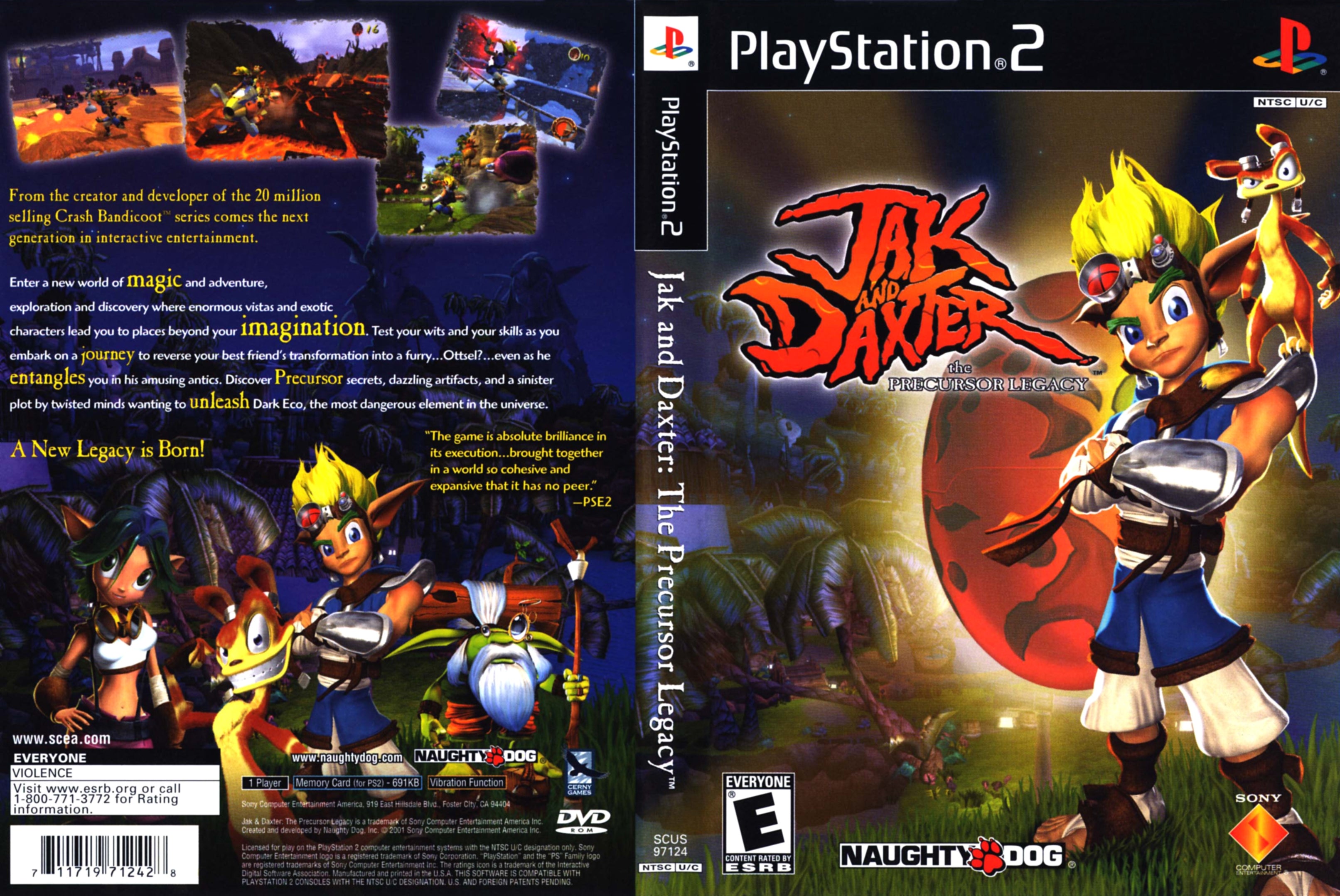 Jak and Daxter the Precursor Legacy PS2