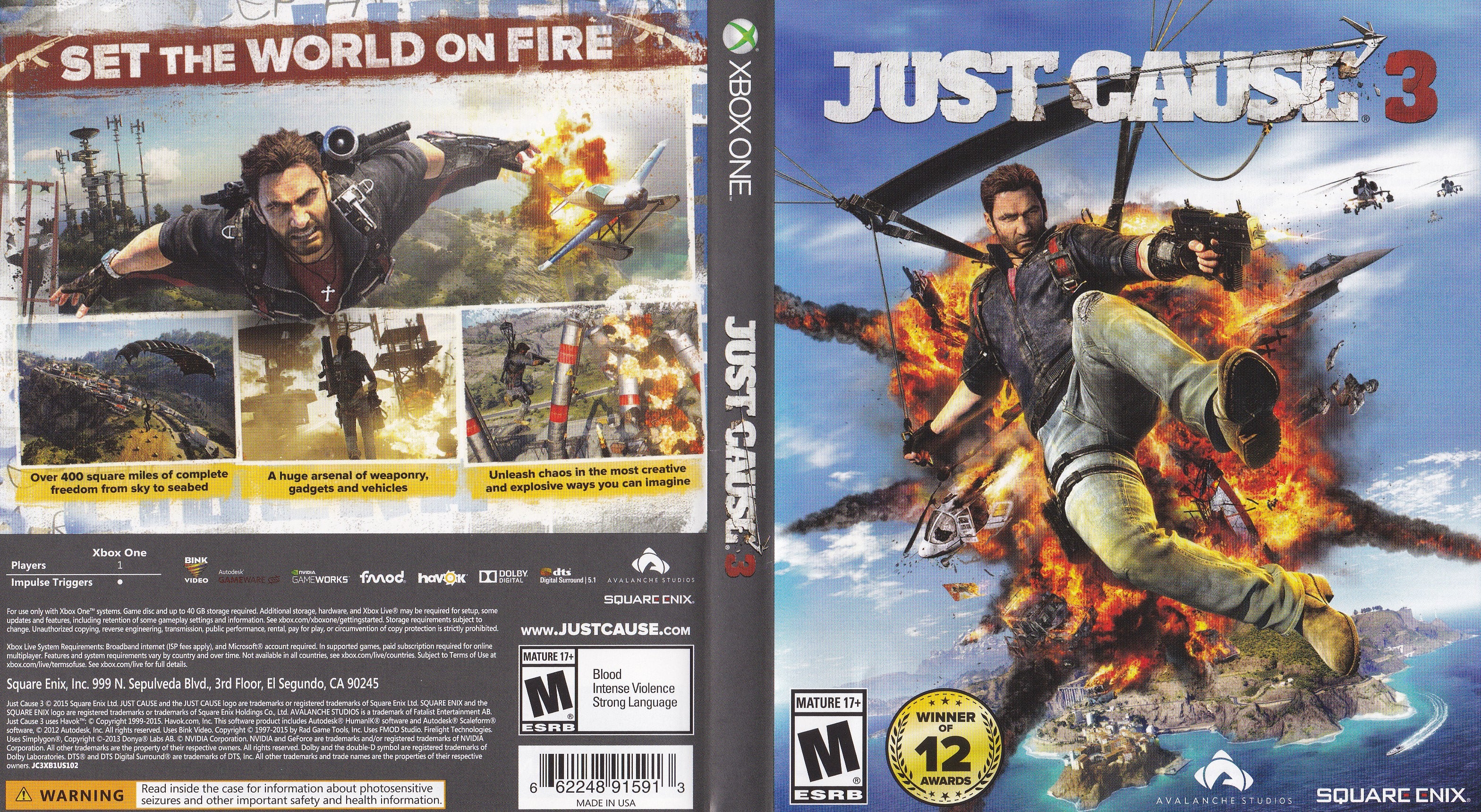 Just Cause 3 Xbox One
