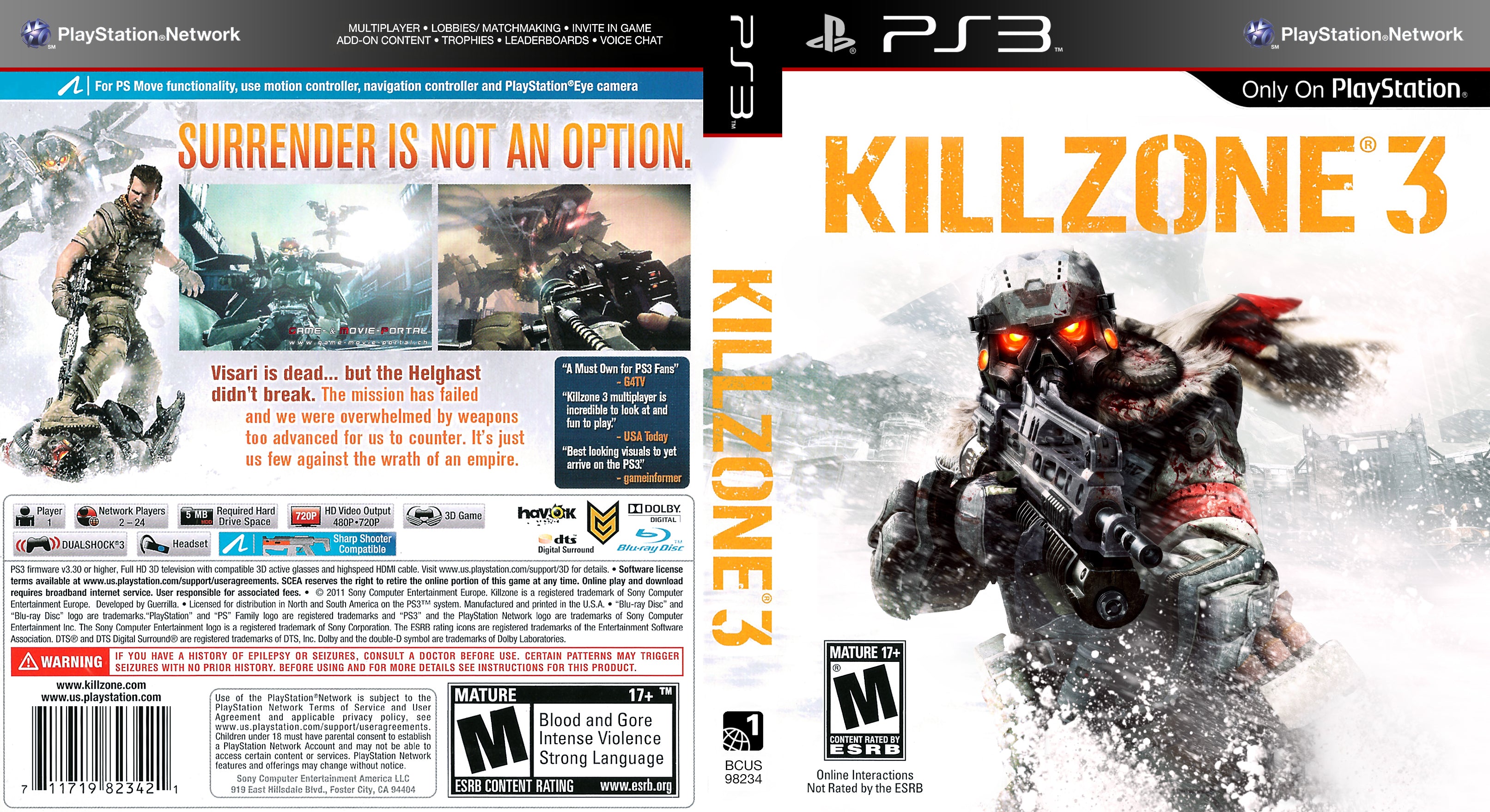 Killzone 3 PS3