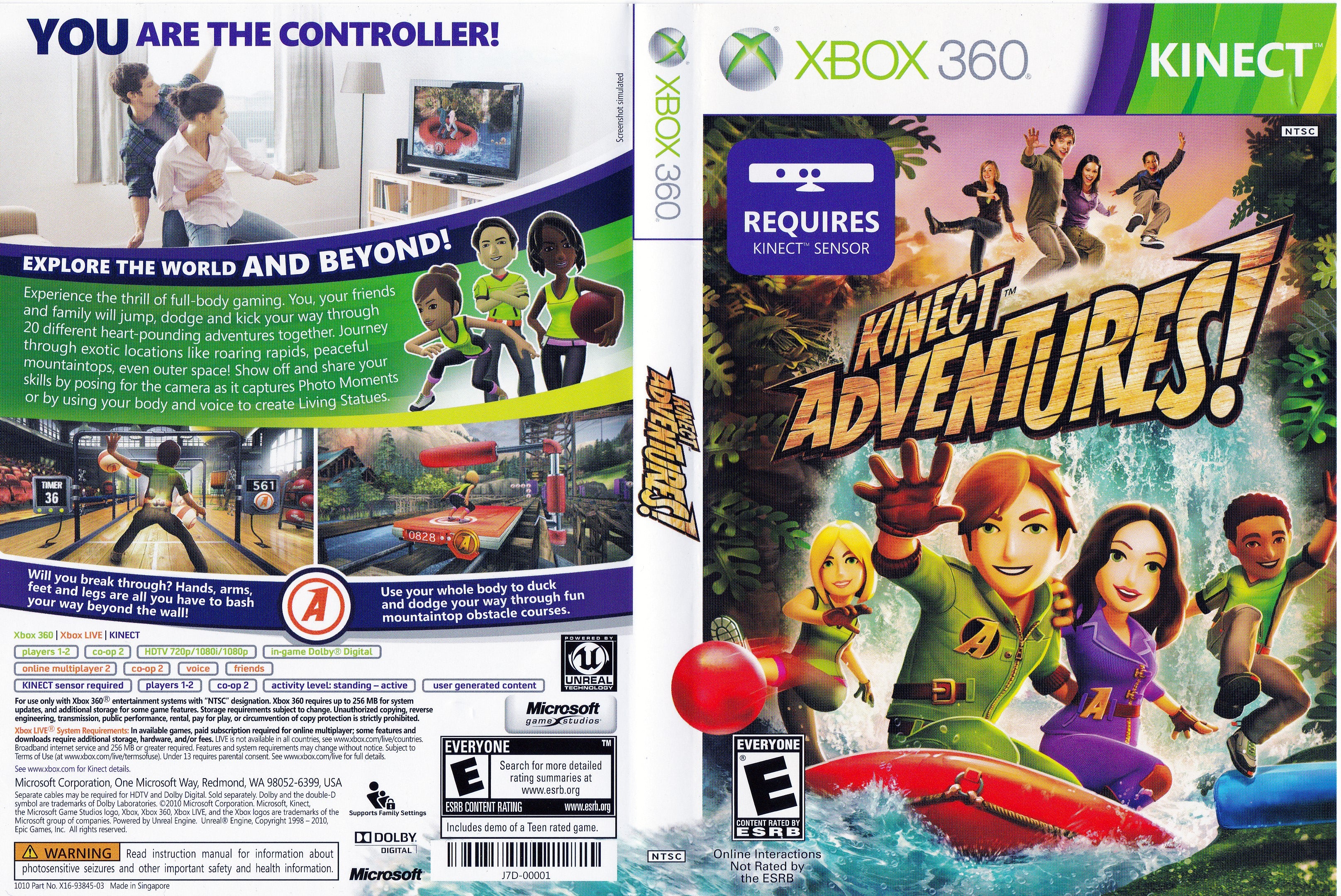 Kinect Adventures Xbox 360