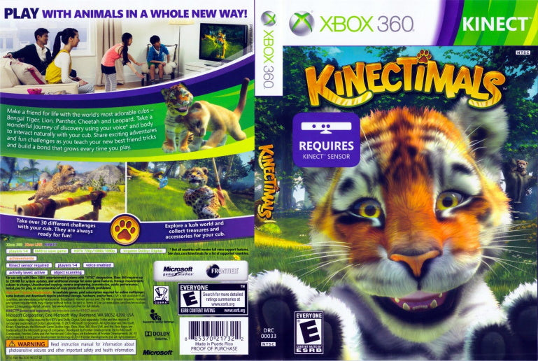 Kinectimals Xbox 360 Kintect | Cuotas sin interés Kinectimals Xbox 360 Kintect | Cuotas sin interés