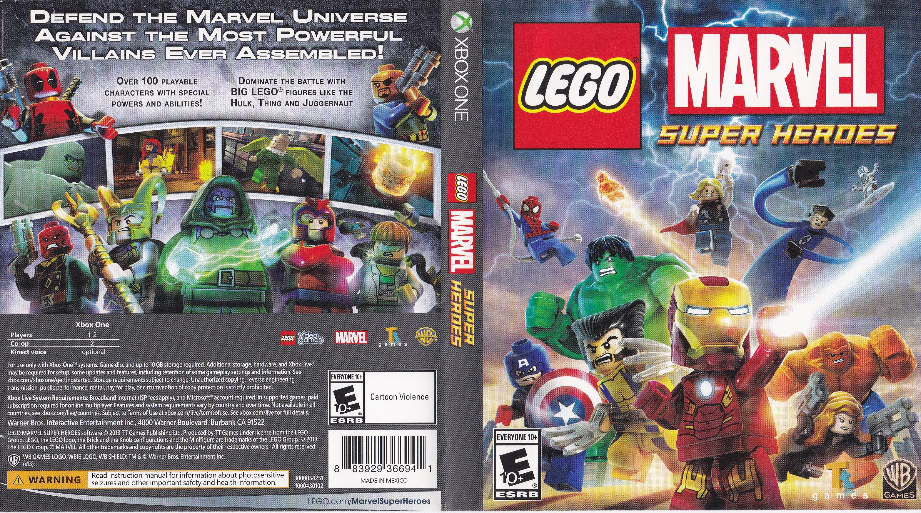 Lego Game Lego Marvel Superheroes Xbox One Xbox 360 Lego