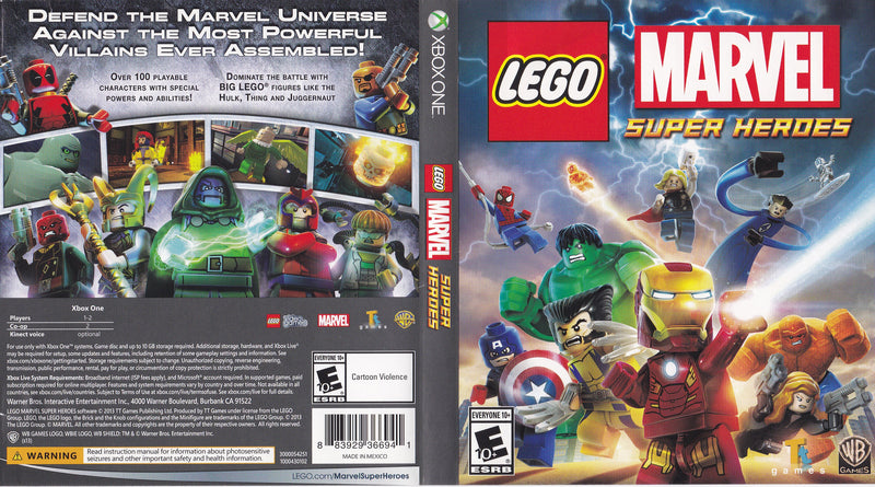 Xbox One Lego Avengers Heroes Marvel Collection Xbox One Lego