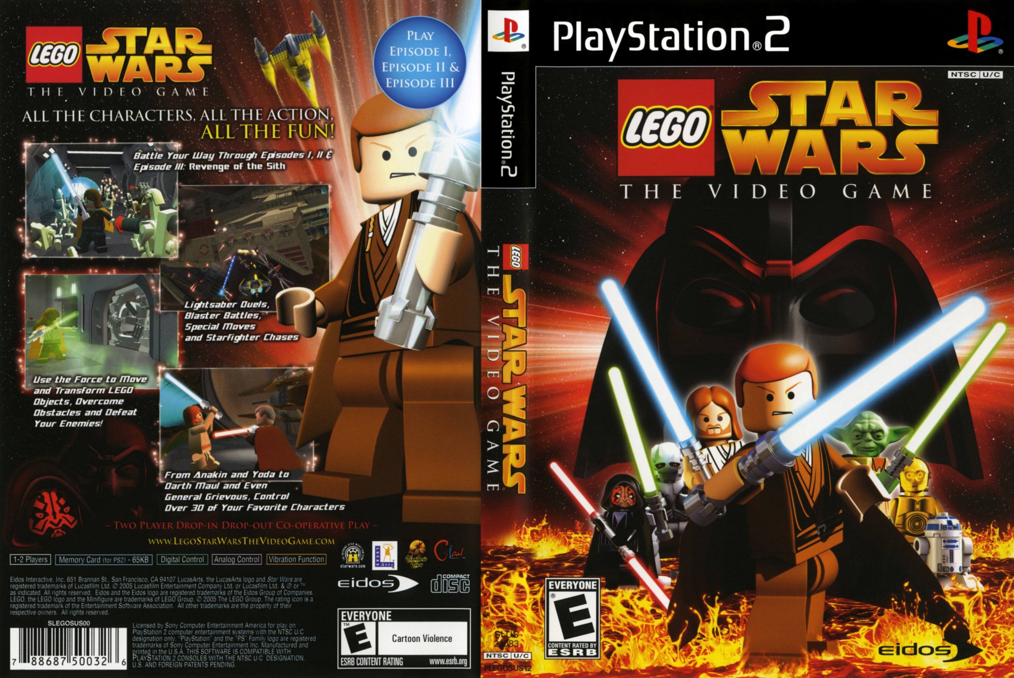 Lego Star Wars: The Video Game publishes by Eidos Interactive and