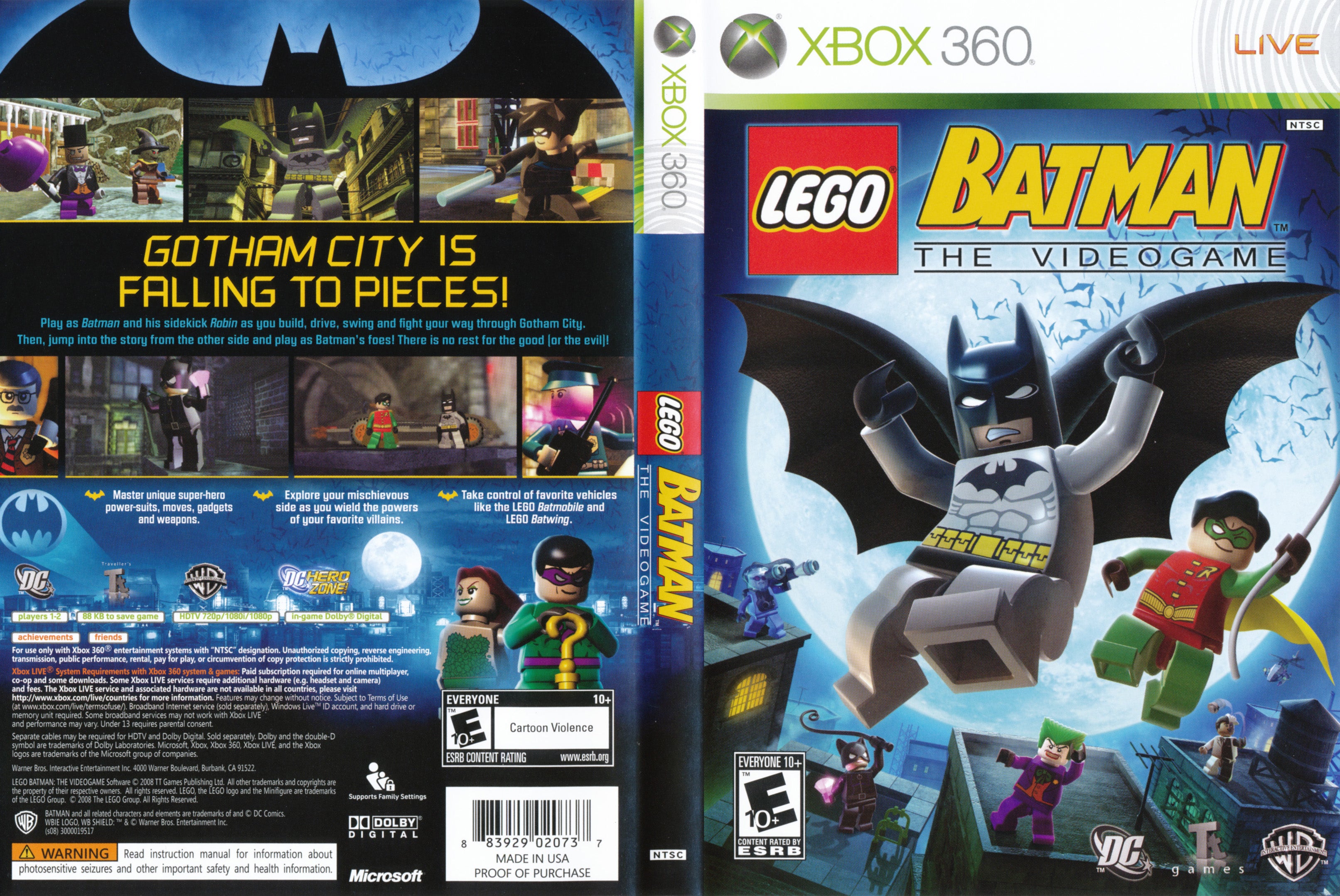 LEGO Batman The Video Game Xbox 360 - Main Image