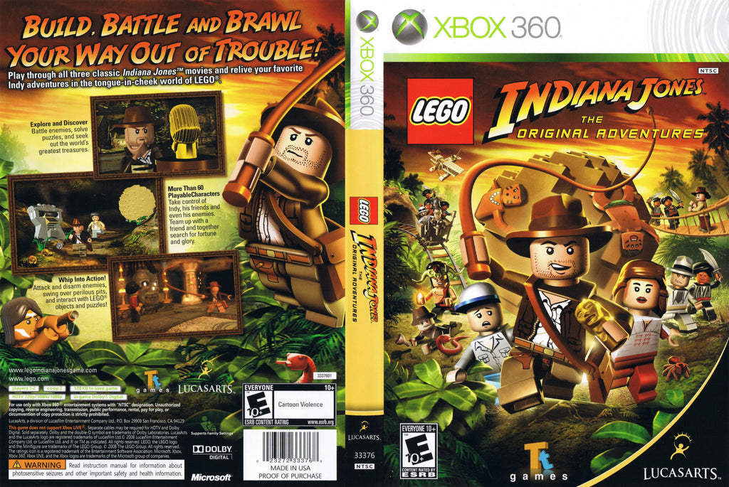 LEGO Indiana Jones The Original Adventures Xbox 360