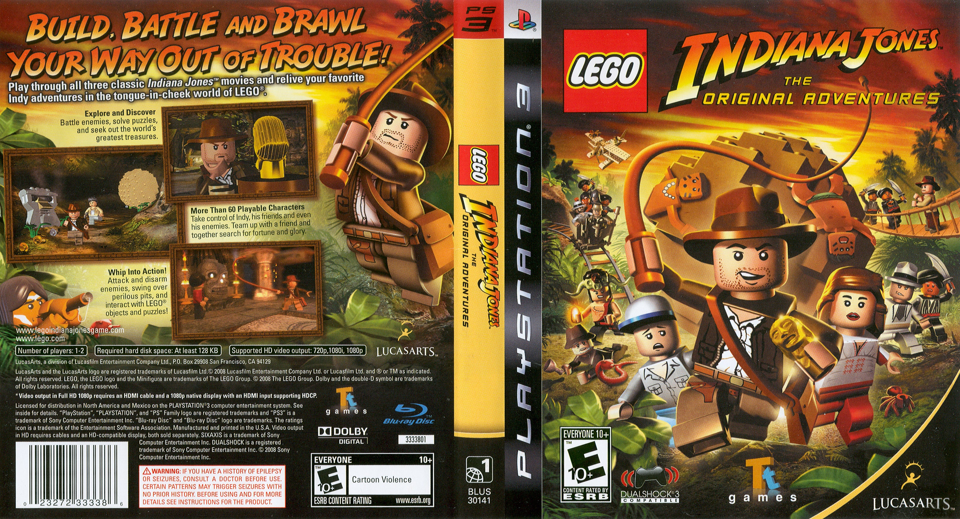 Xbox 360 Lego Indiana Jones Gamecube LEGO Indiana Jones The