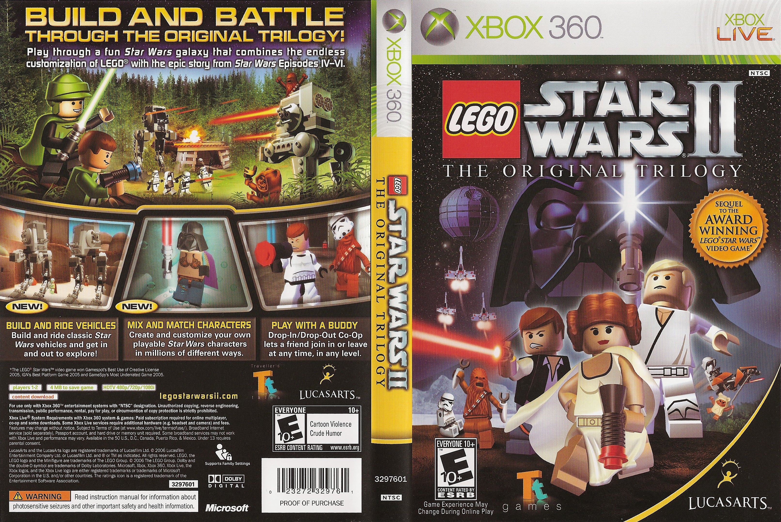  Lego Star Wars II: The Original Trilogy - Xbox 360 : Video Games