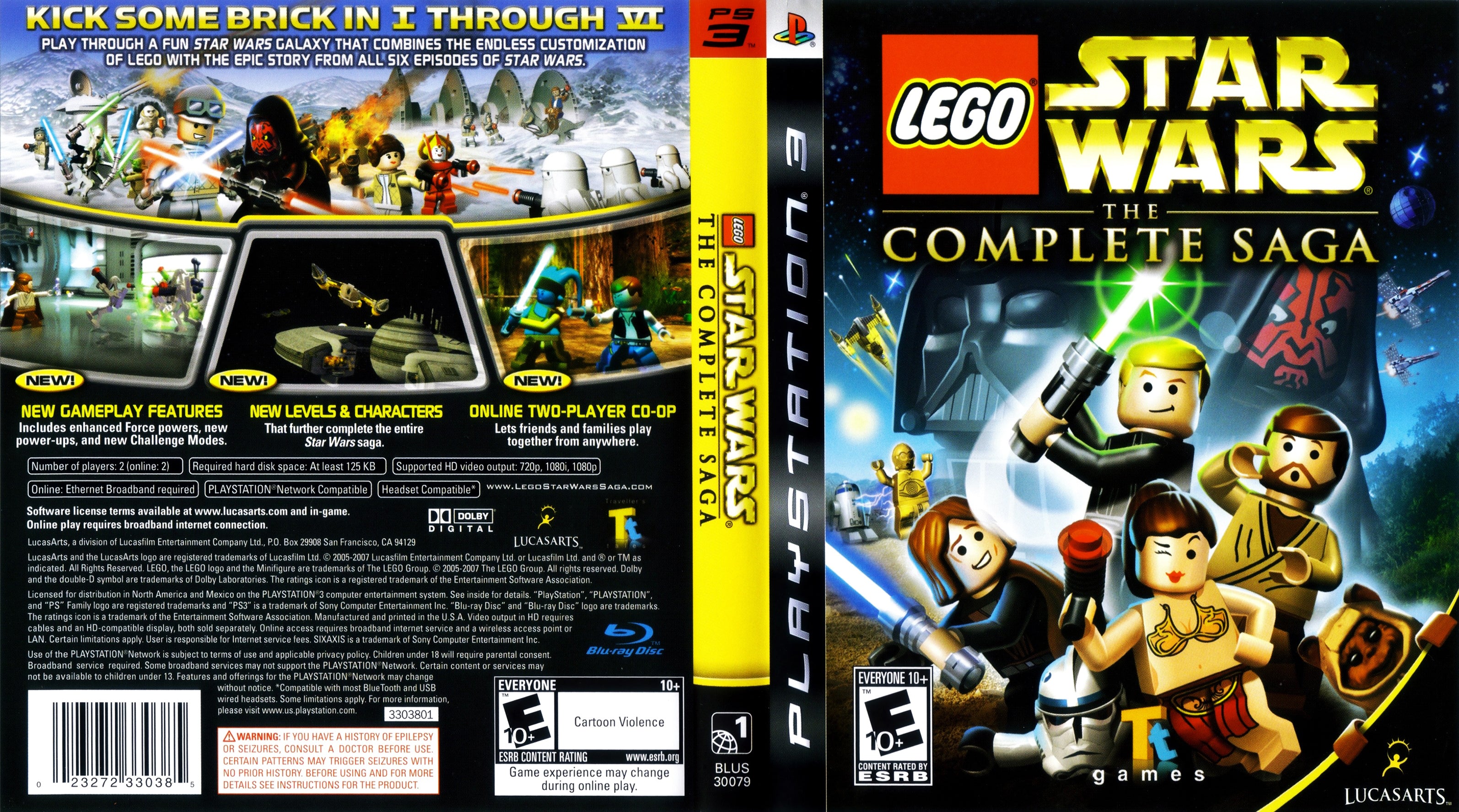 | Clarkade PS3 Wars LEGO Star Saga The Complete