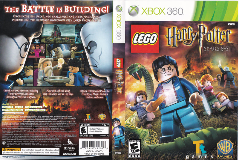Xbox 360 - Lego Harry Potter Years 5-7 Microsoft Xbox 360 Complete #11 –  vandalsgaming