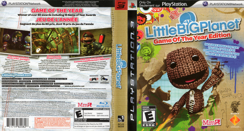 Little Big Planet Game Of The Year Edition PS3
