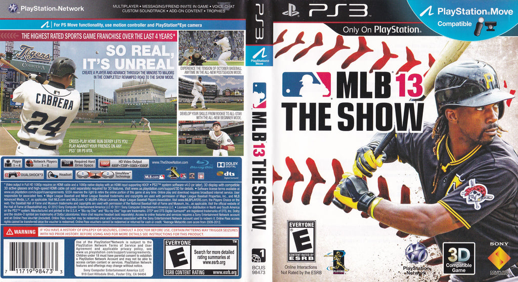 MLB 13 The Show PS3