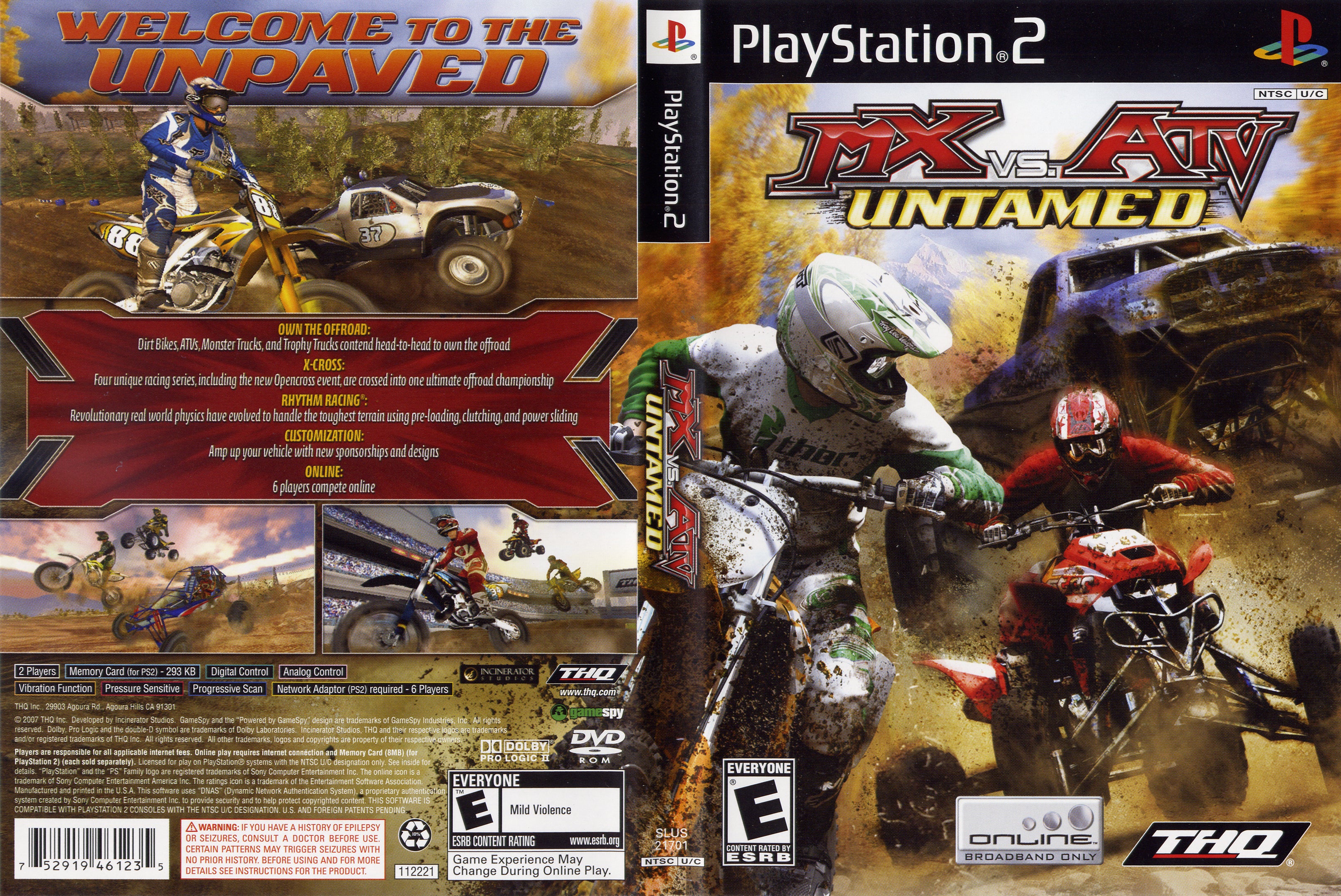 MX vs ATV Untamed PS2