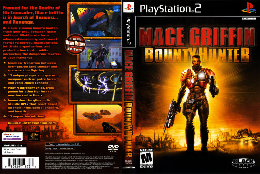 Mace Griffin Bounty Hunter C PS2