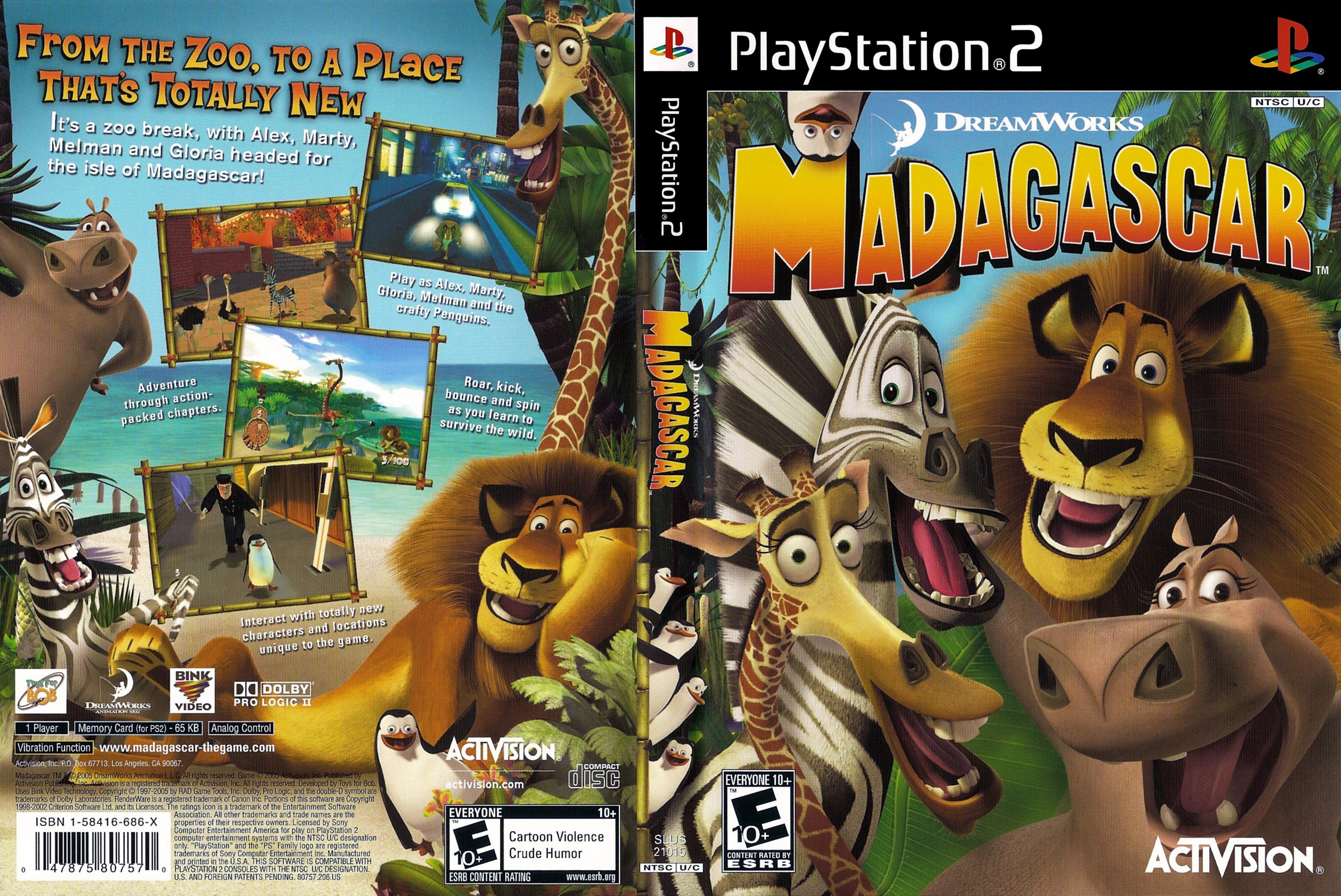 Madagascar PS2