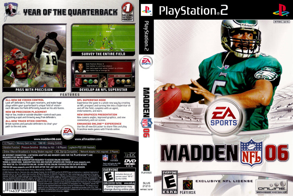 Madden NFL 06 N PS2