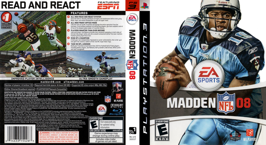 Madden NFL 08 PS3