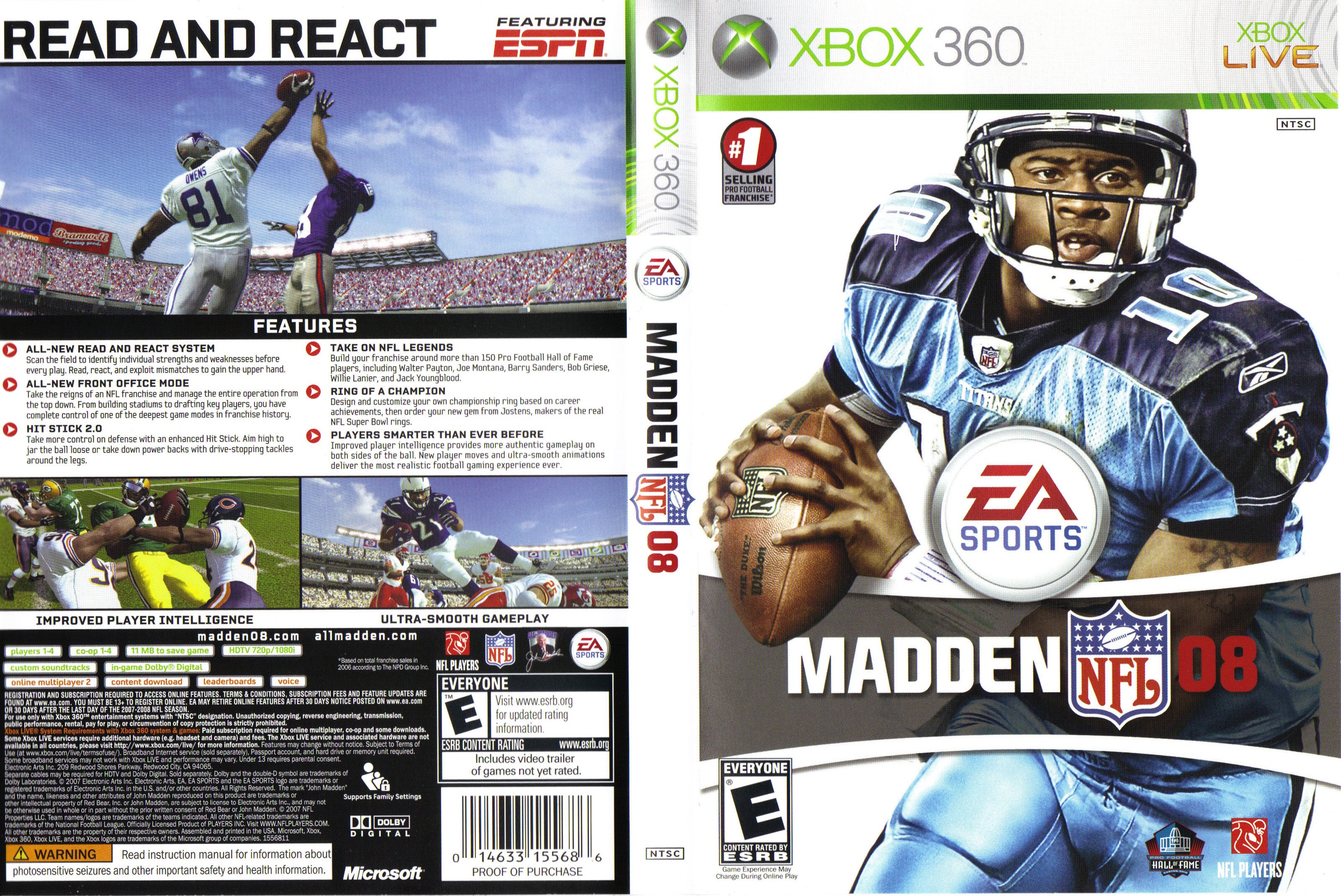 Madden NFL 08 Xbox 360