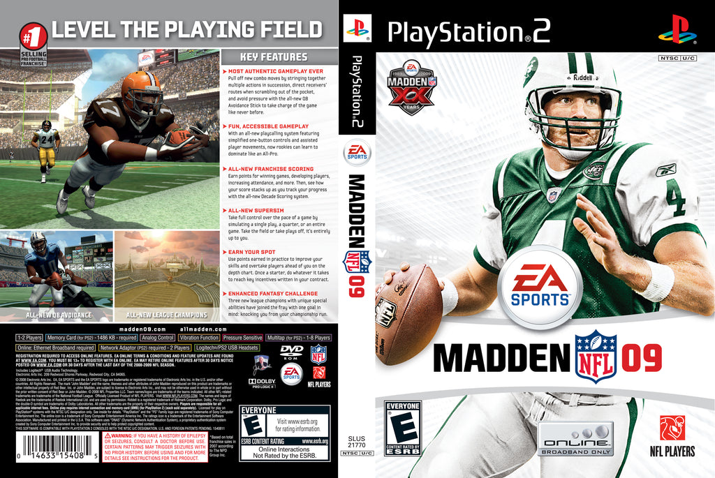 Madden NFL 09 N PS2