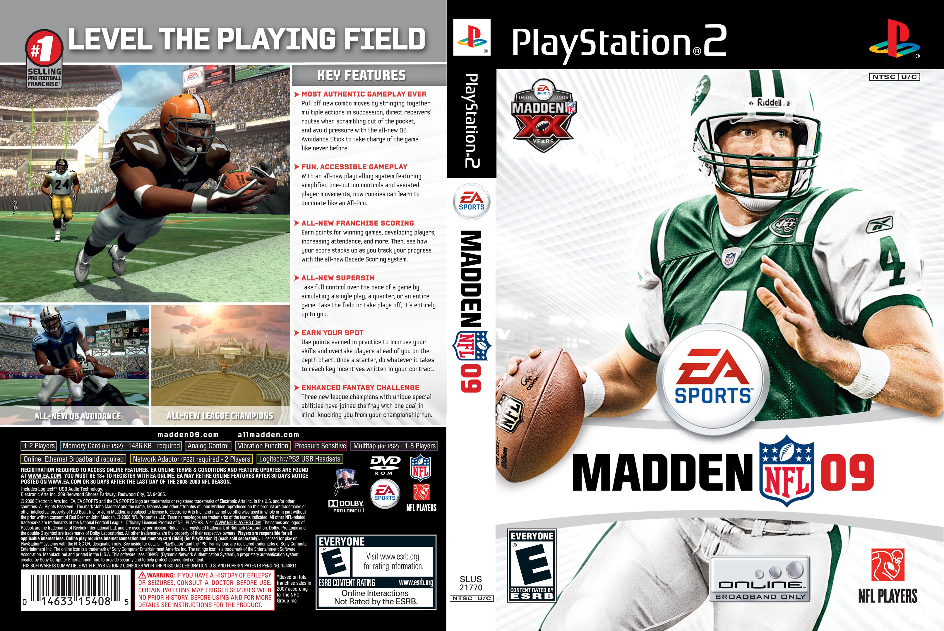 Madden NFL 09 C PS2