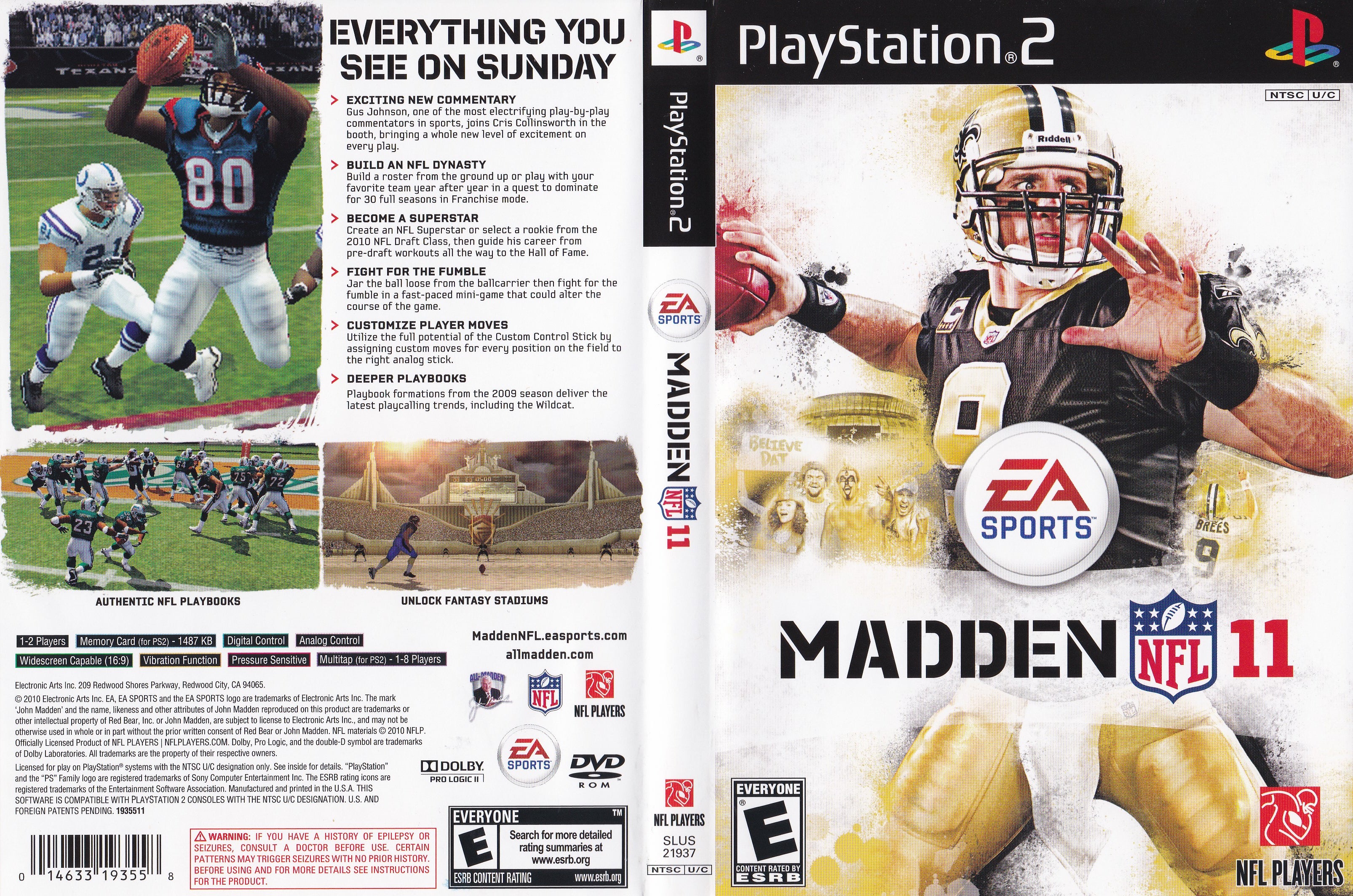 Madden NFL 11 PS2